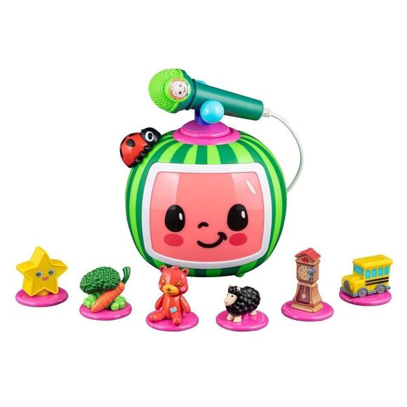CoComelon Tiny Tunes Music Melon Toy with 6 Musical Activators & Microphone NEW - Picture 5 of 16